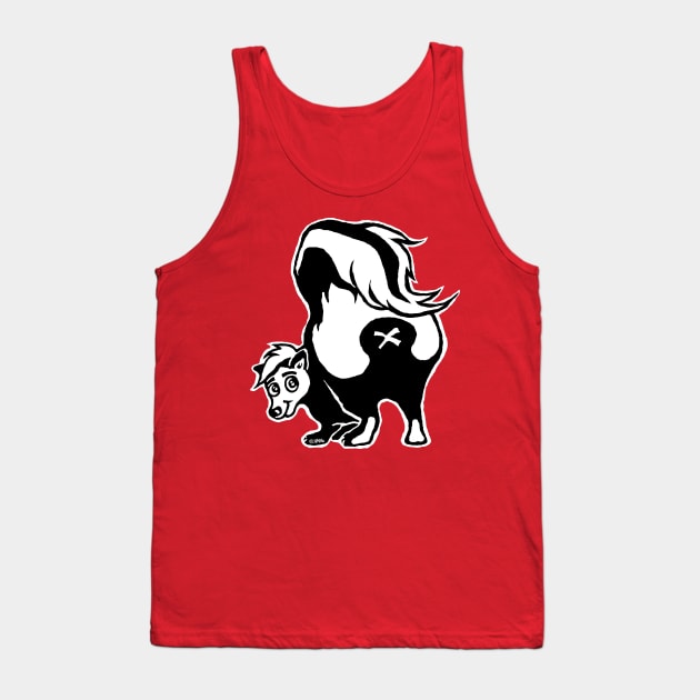 Skunk Tank Top by NewSignCreation